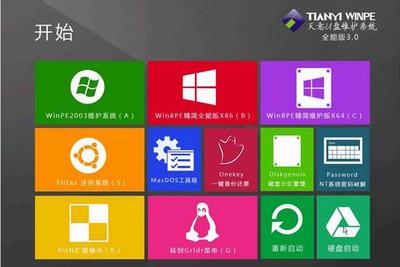 天意U盘维护系统制作软件v3.1最新ISO全能版 全能系统维护的得力助手